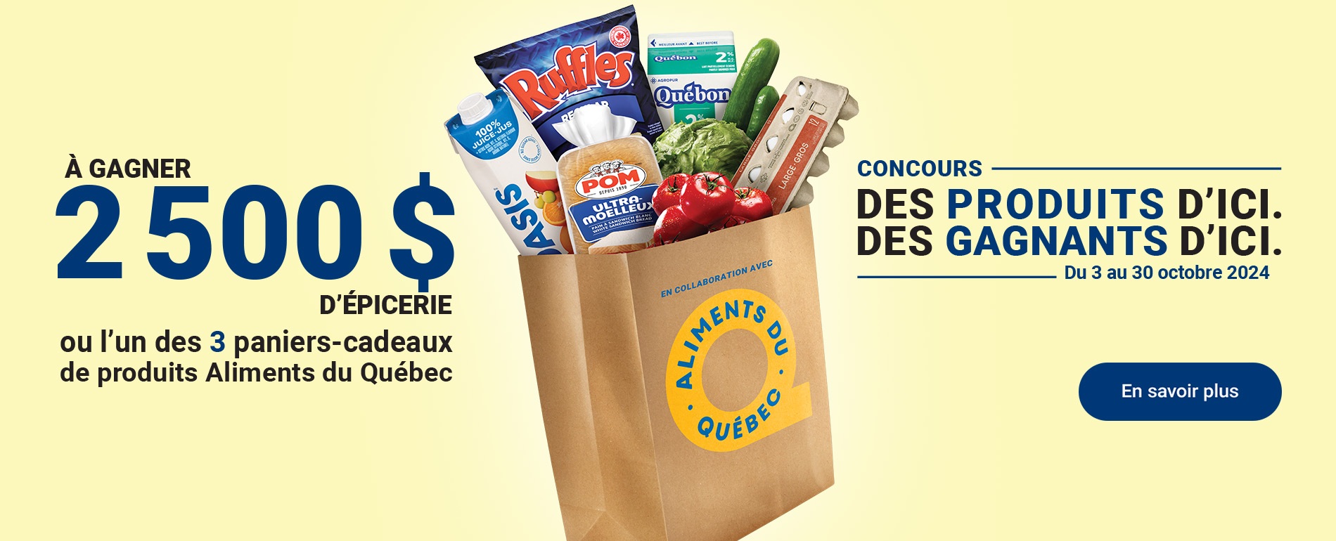 Des gagnants d'ici contest