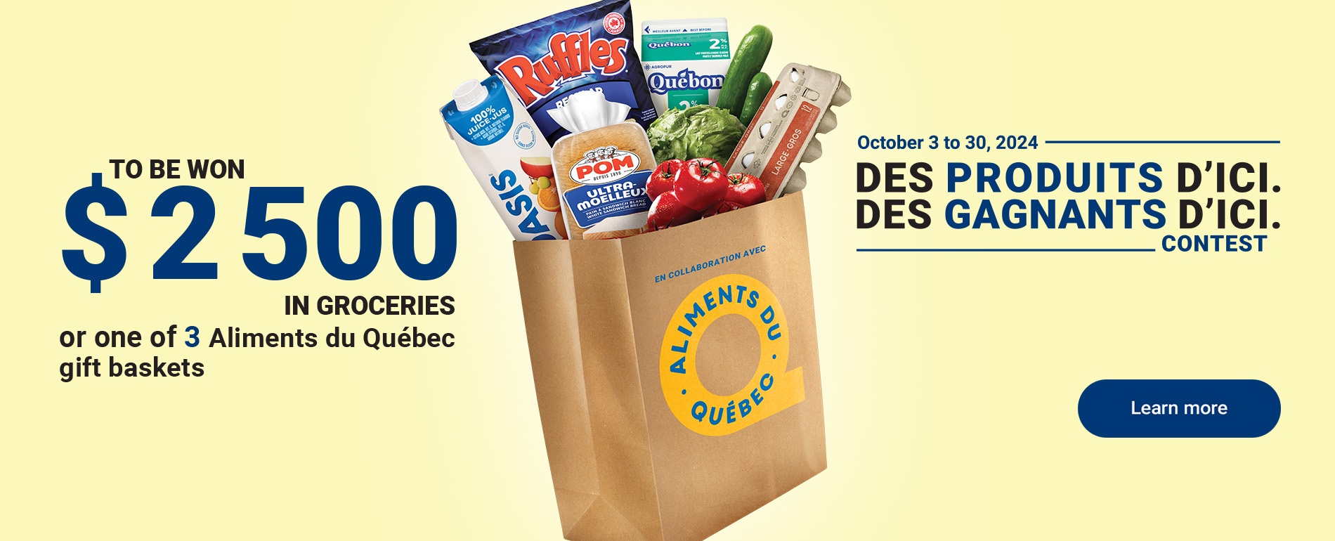 Des gagnants d'ici contest