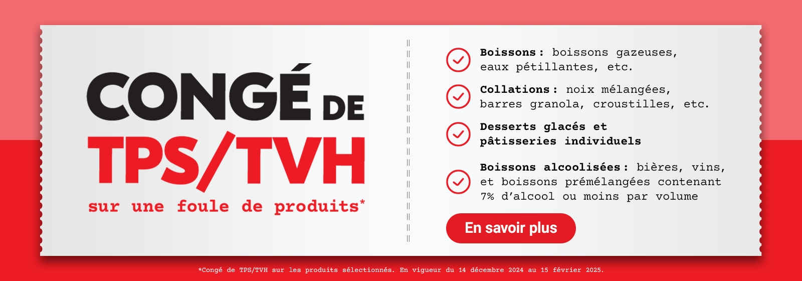 Conge de tps tvh