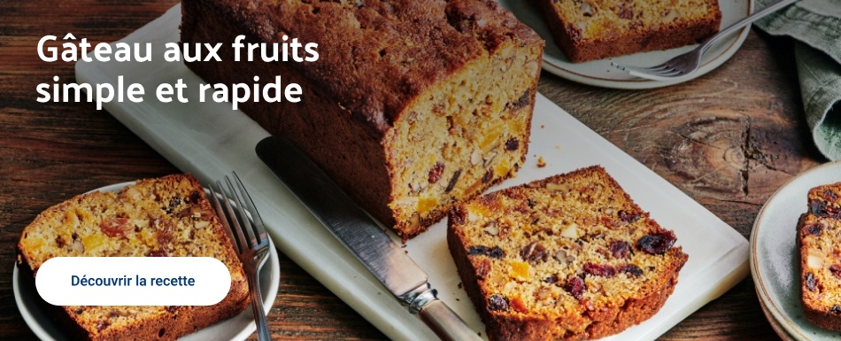 Gâteau aux fruits simple et rapide