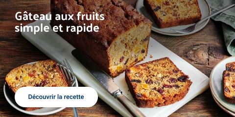 Gâteau aux fruits simple et rapide