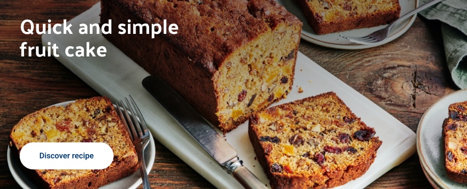 Quick and simple fruit cake