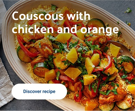 Couscous with chicken and orange